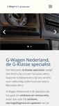 Mobile Screenshot of g-wagen.nl