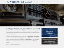 Tablet Screenshot of g-wagen.nl